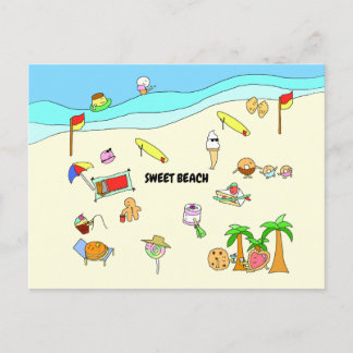 SWEET BEACH POSTCARD