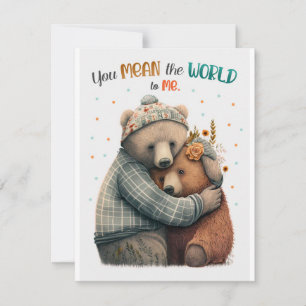 Sweet Bear Hug Card for Someone Special