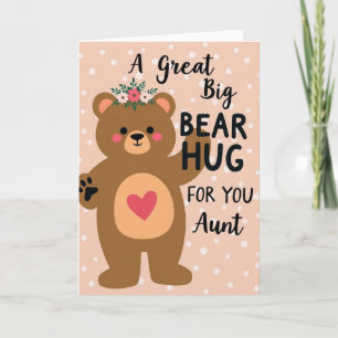 Sweet Bear Hug Mothers Day Card