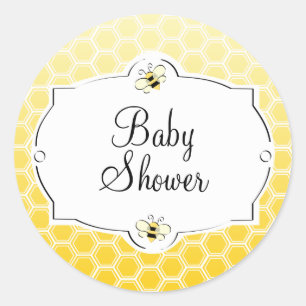 Sweet Bee Classic Round Sticker