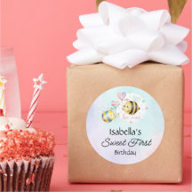 Sweet Bee First Birthday Personalized
