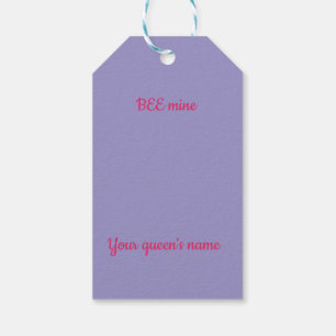 Sweet BEE mine-BEE lieve me i love you Gift Tags