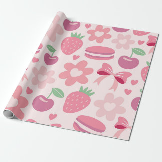 Sweet Berry Bliss Wrapping Paper