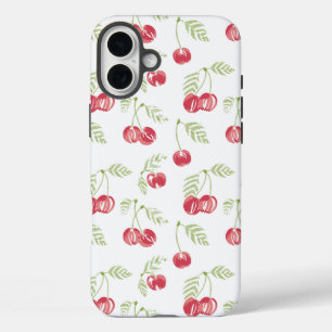 Sweet Berry Red Green iPhone 16 Plus Case