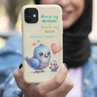 Sweet Bird & Baby Pastel Yellow Mother's Day