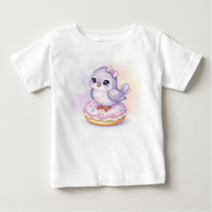 Sweet Birds. Blueberry Doughnut by Natasha Us Baby T-Shirt