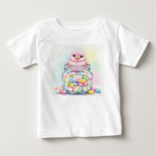 Sweet Birds. Raspberry Caramel by Natasha Us Baby T-Shirt
