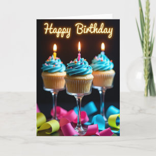 Sweet Birthday Cake Pearls Card