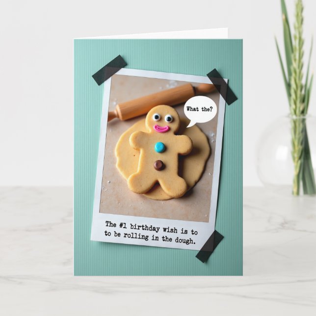 Sweet Birthday Cookie Card (Front)