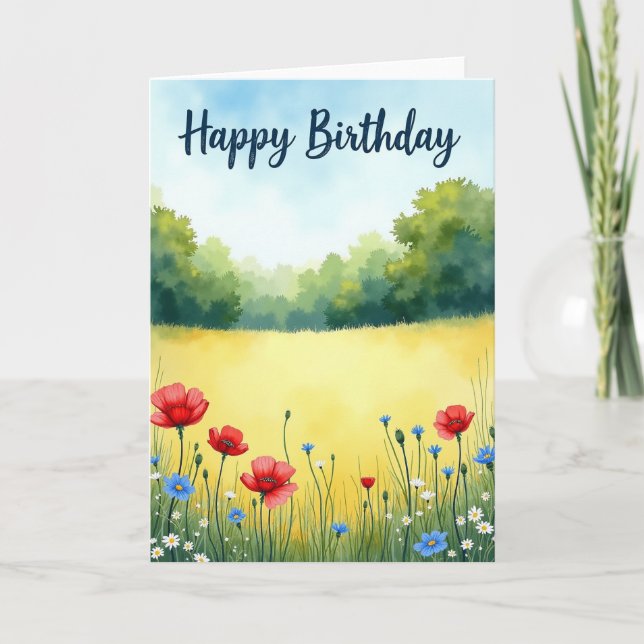 Sweet Birthday Field Card (Front)