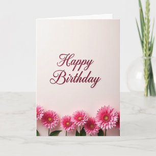 Sweet Birthday Glitter Script Card