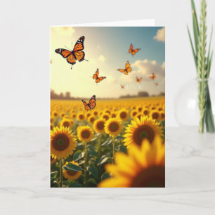 Sweet Birthday Golden Blossom Card