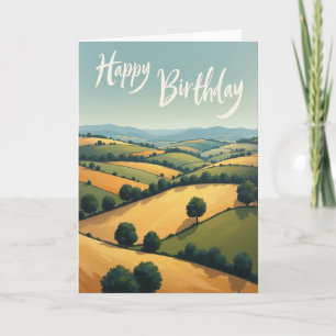 Sweet Birthday Landscape Card