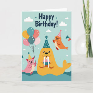 Sweet Birthday Marine Friend Card