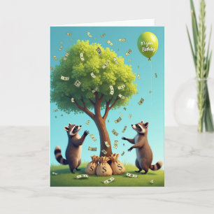 Sweet Birthday Money Tree Card