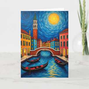Sweet Birthday Night Scene Card