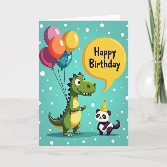 Sweet Birthday Pals Card (Front)