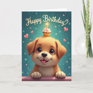 Sweet Birthday Pup Card