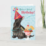 Sweet Birthday Scottish Terrier Card