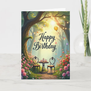 Sweet Birthday Tea Party Card