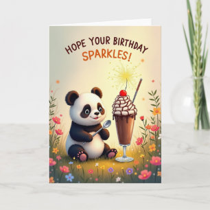 Sweet Birthday Whimsical Bear Card