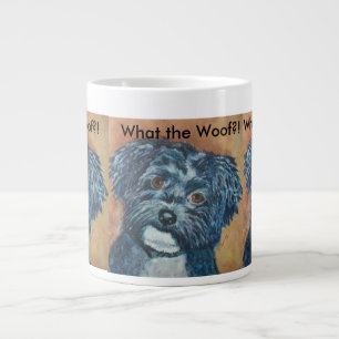 SWEET BLACK HAVANESE EXTRA LARGE MUG