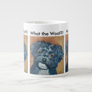 SWEET BLACK HAVANESE LARGE COFFEE MUG