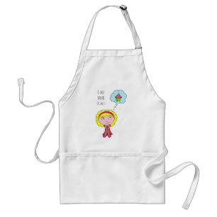 Sweet blonde girl standard apron