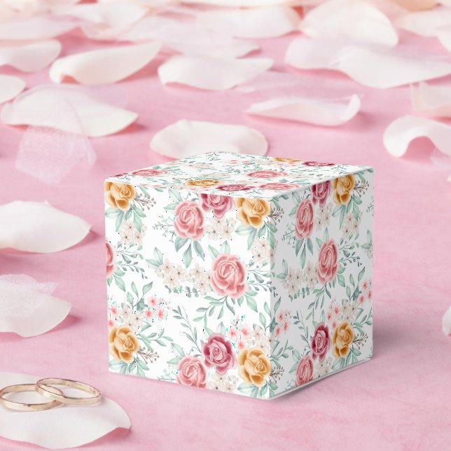 Sweet Blossom Celebration  Favor Box (Wedding)