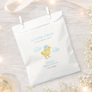 Sweet Blue Sky Cloud Little Chicken Baby Shower  Favour Bag