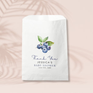 Sweet Blueberries Baby Shower Favour Bag