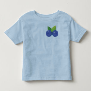 Sweet blueberry design toddler t-shirt