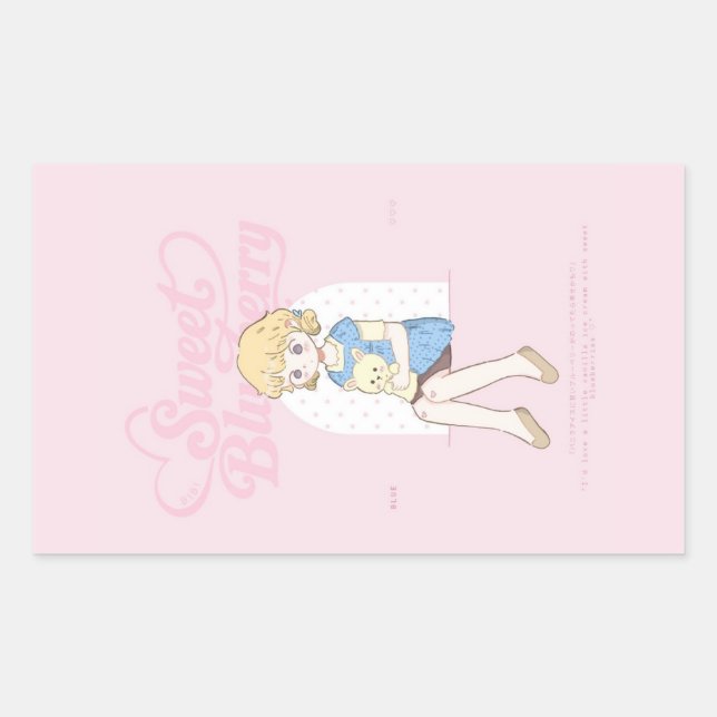 Sweet Blueberry Dreams ✩°｡ ⋆｡°✩  Sticker (Front)