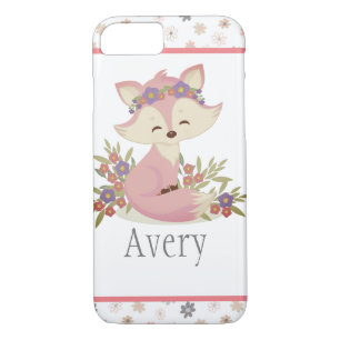 Sweet Boho Fox Personalized Case-Mate iPhone Case