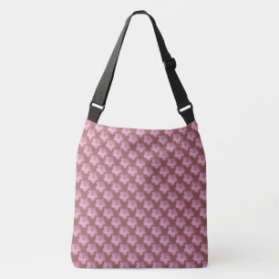 Sweet Botanical Floral Pink on any Colour Crossbody Bag