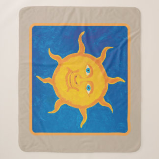 Sweet Boy's Sun Sherpa Blanket