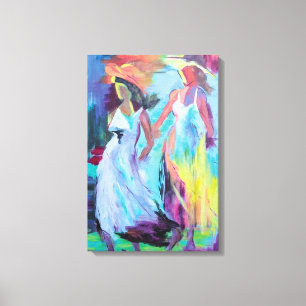 Sweet Breeze Original Painting Canvas Print