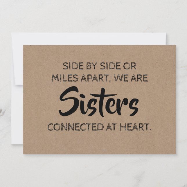 Sweet Bridesmaid / Maid of Honour Proposal Invitation (Front)