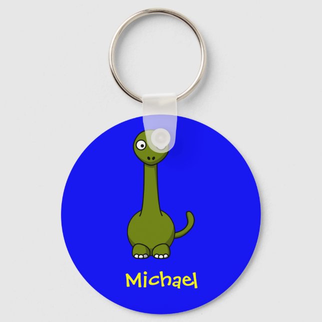 Sweet brontosaurus keychain (Front)