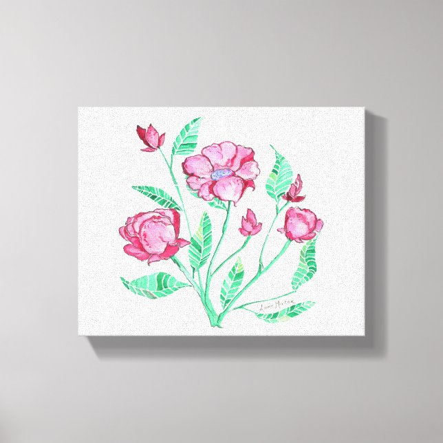 Sweet Buds Canvas Print (Front)
