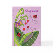 Sweet Bugs Kids at Camp Personalized Name for Girl