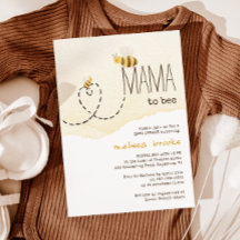 Sweet Bumblebee Mama à être Baby shower Invitation