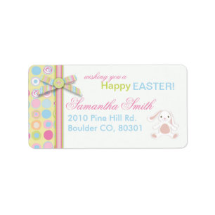Sweet Bunny Address Label