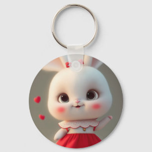 Sweet bunny keychain