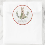 Sweet Bunny Thank You Baby Shower Favour Stickers<br><div class="desc">Thank you stickers offer a unique and fun way to thank your party goers for coming and joining in the fun. Affix to goodie bags or any other treat! So perfect for your baby shower, birthday or other party celebrations. This cute rabbit watercolor illustration is perfect for your peter rabbit...</div>