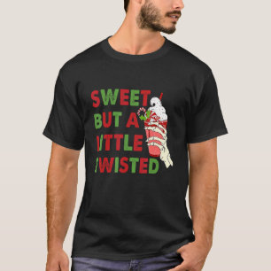 Sweet But A Little Twisted Funny Latte Skeleton Ch T-Shirt