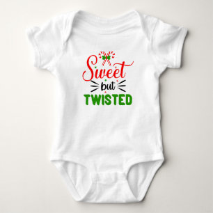 Sweet but twisted  baby bodysuit