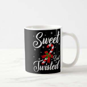 Sweet But Twisted Funny Christmas Candy Cane Premi Coffee Mug