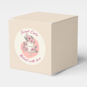 Sweet Cake Bakery Favour Box