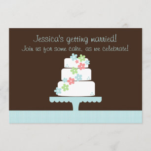 Sweet Cake Bridal Shower Invitation